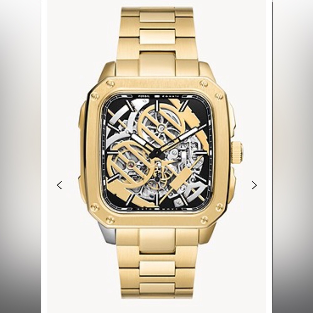 NWT LIMITED EDITION FOSSIL X STAR WARS™ C-3PO™ AUTOMATIC STAINLESS STEEL WATCH